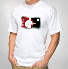 Load image into Gallery viewer, JASON NEWSTED AND THE CHOPHOUSE BAND - MEN&#39;S WHITE MLB LOGO TEE
