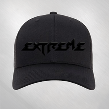 Load image into Gallery viewer, Black Logo Trucker Hat
