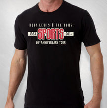 Load image into Gallery viewer, 2013 Black Sports 30th Ann. Tour Tee

