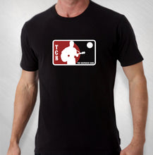 Load image into Gallery viewer, JASON NEWSTED AND THE CHOPHOUSE BAND - MEN&#39;S BLACK MLB LOGO TEE
