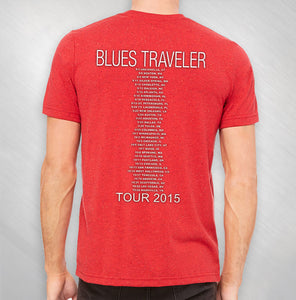 2016 Men's Red Speckled BUTM Tour Tee