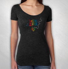 Load image into Gallery viewer, Women&#39;s Foil Cat Tee
