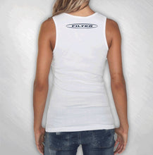 Load image into Gallery viewer, Women&#39;s Side Print White Tank
